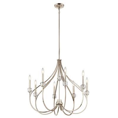 8-Light Candle Style Chandelier E622