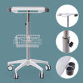 Medical Mobile Trolley Cart with Wheels & Basket Y537
