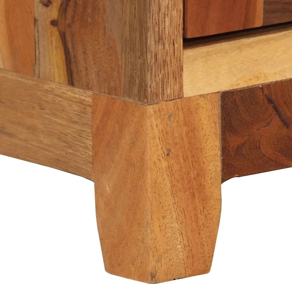 Solid Reclaimed Wood Bedside Cabinet C1979