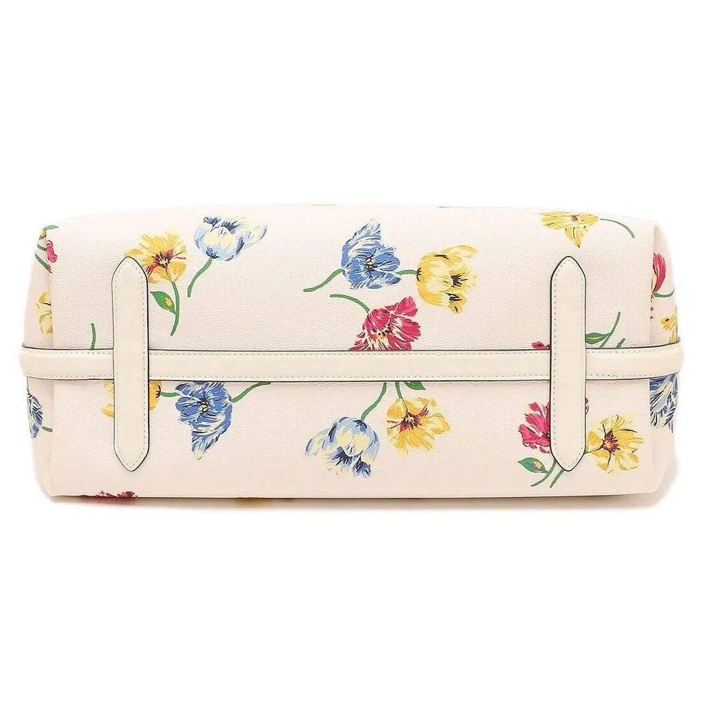 Ivory Floral Tote Bag H835917