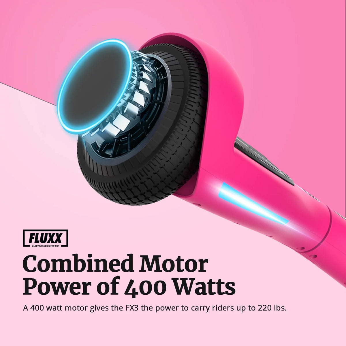 Pink Hoverboard 6.5" LED Wheels L500139
