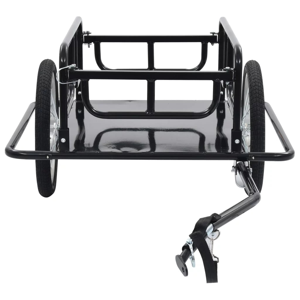 Bike Cargo Trailer Steel Black Z294