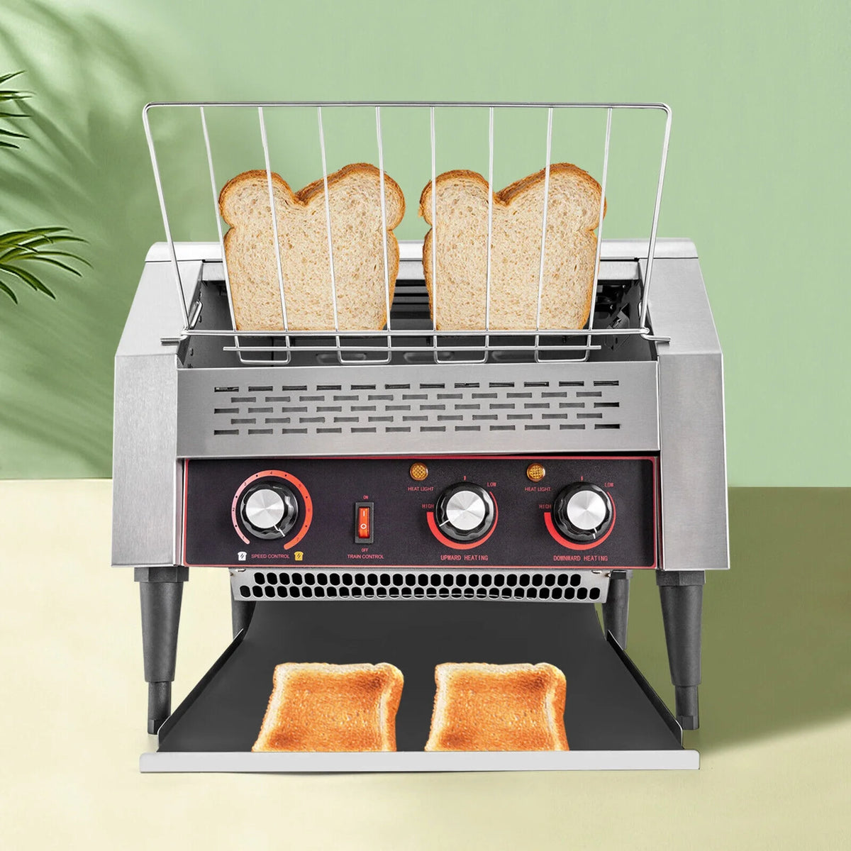 2600W Stainless Steel Commercial Conveyor Toaster B197720