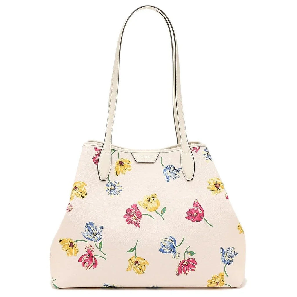 Ivory Floral Tote Bag H835917