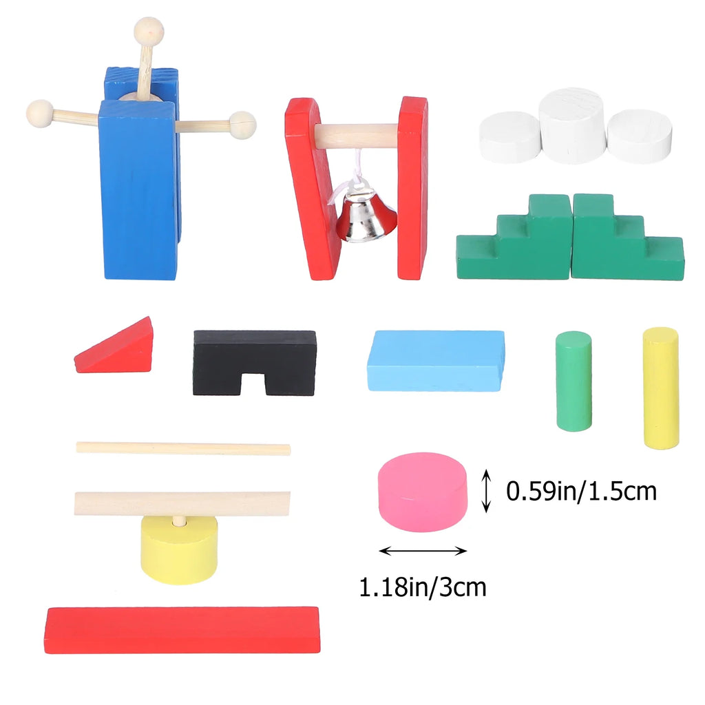 Wooden Domino Blocks Building Toy R1187
