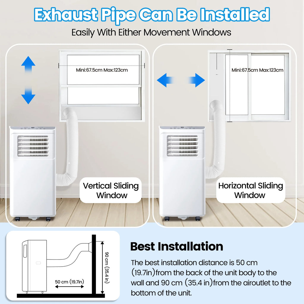 8000 BTU Portable Air Conditioner 3-in-1 H426971