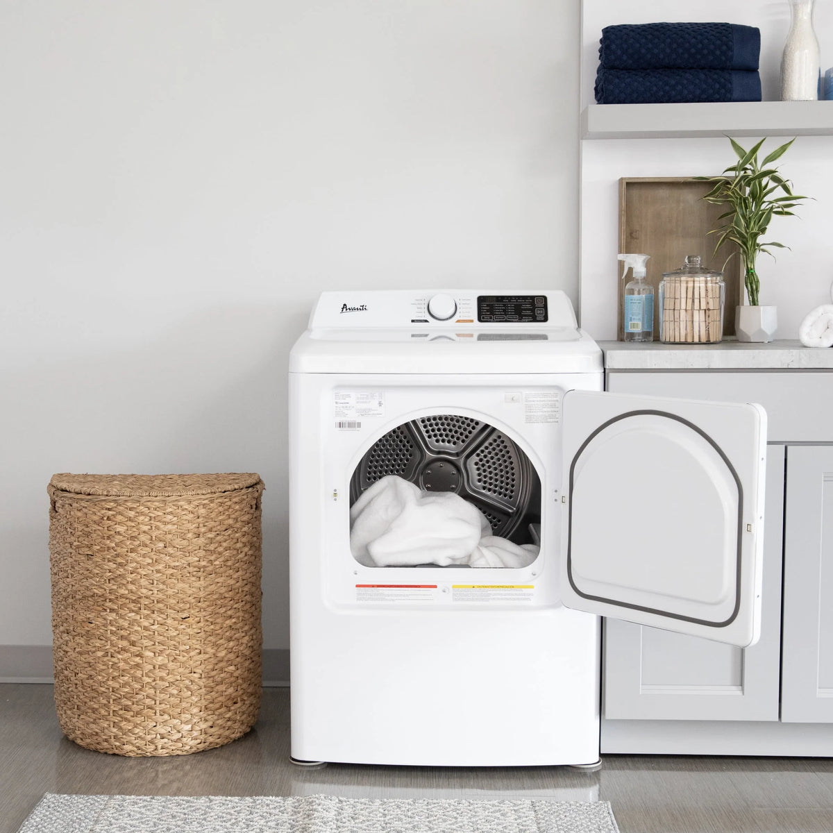 Front Load Electric Clothes Dryer 7.0 Cu. ft. White J611