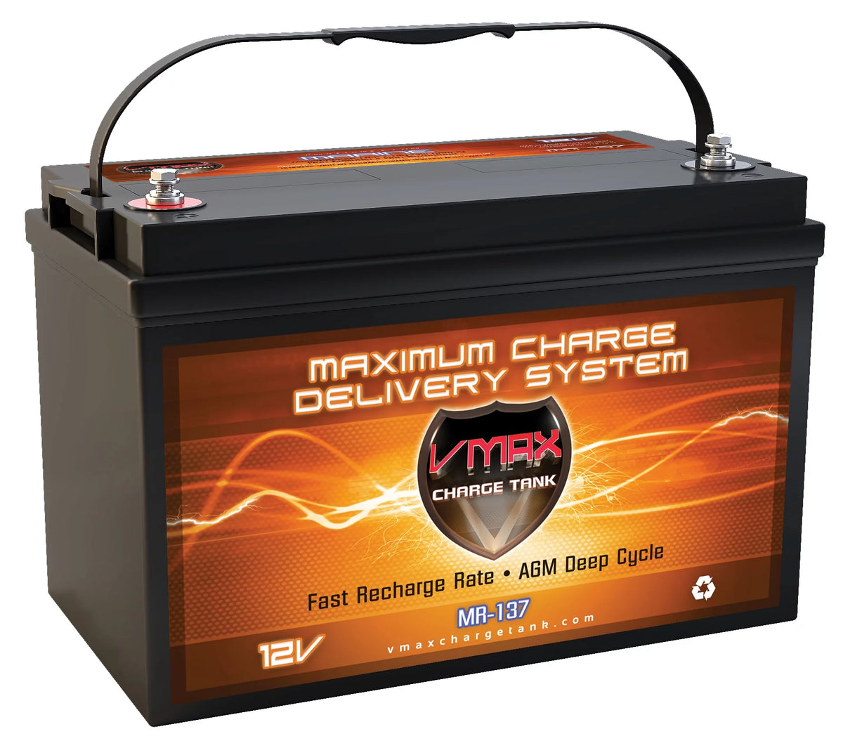 12V 120Ah AGM Deep Cycle Marine Battery W8693