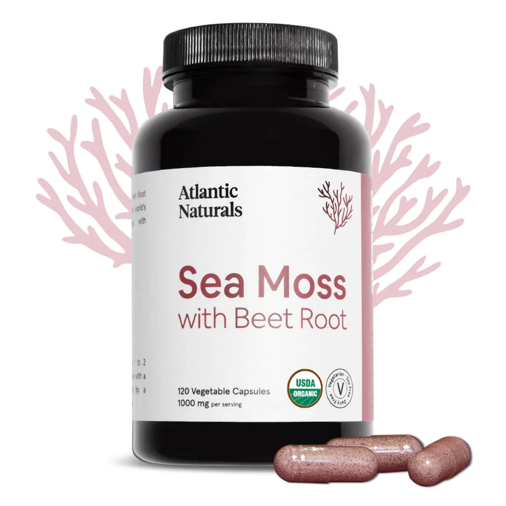 Organic Sea Moss with Beet Root Capsules P58648