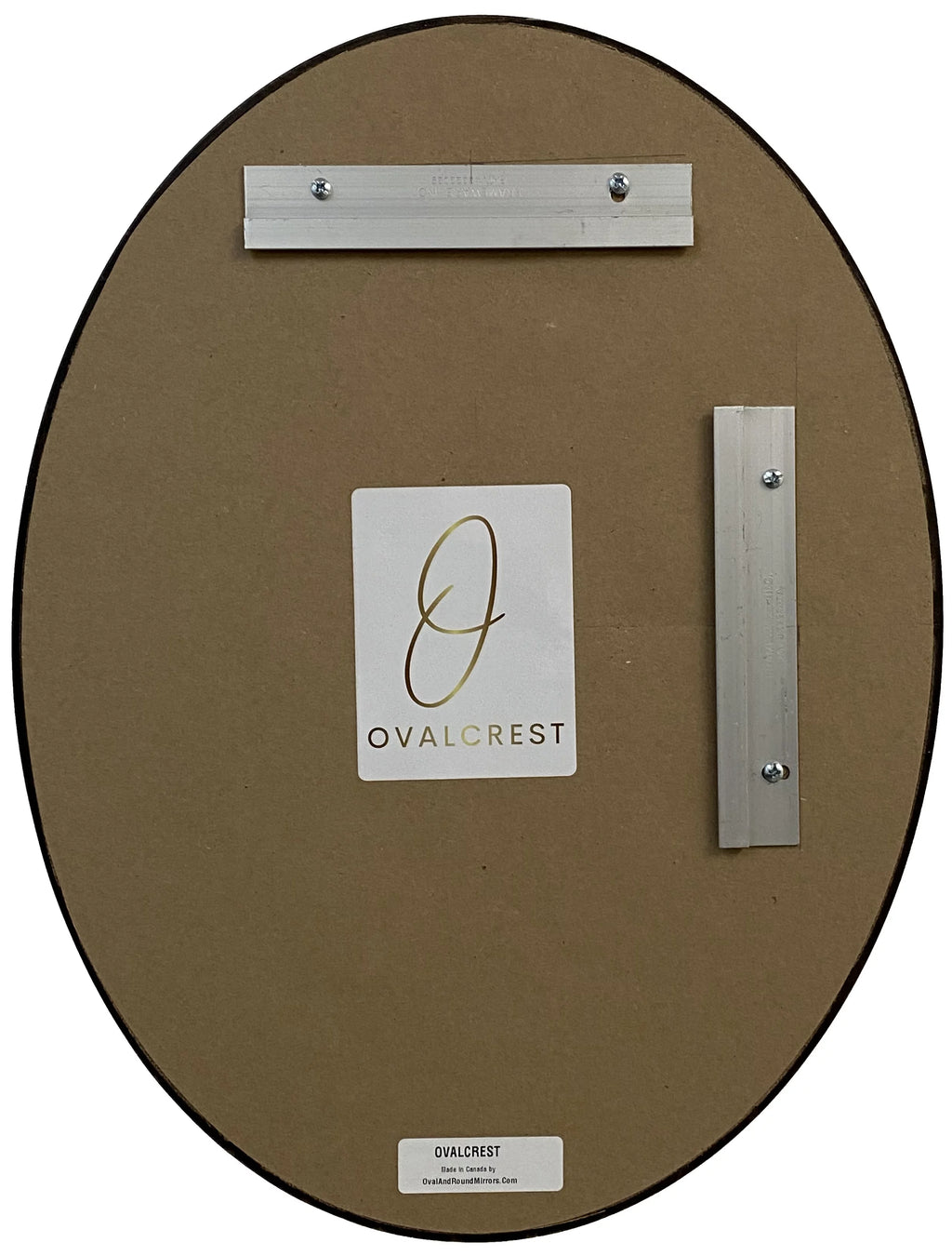 Black Cherry Oval Mirror S215