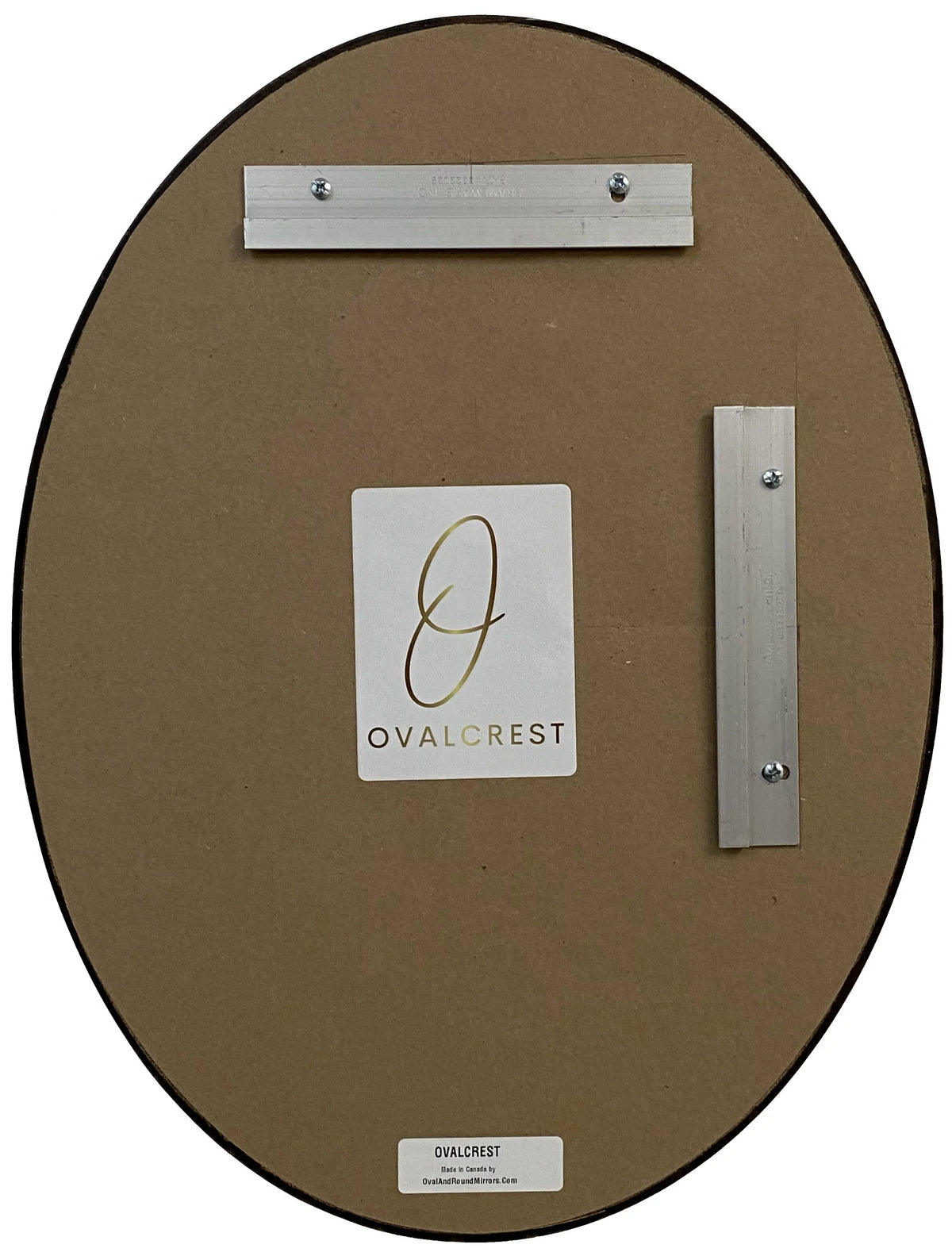 Black Cherry Oval Mirror S215