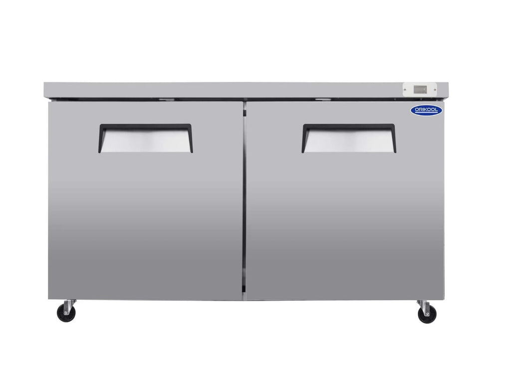 60" Stainless Steel Undercounter Work Top Refrigerator 18Cu.Ft B6071