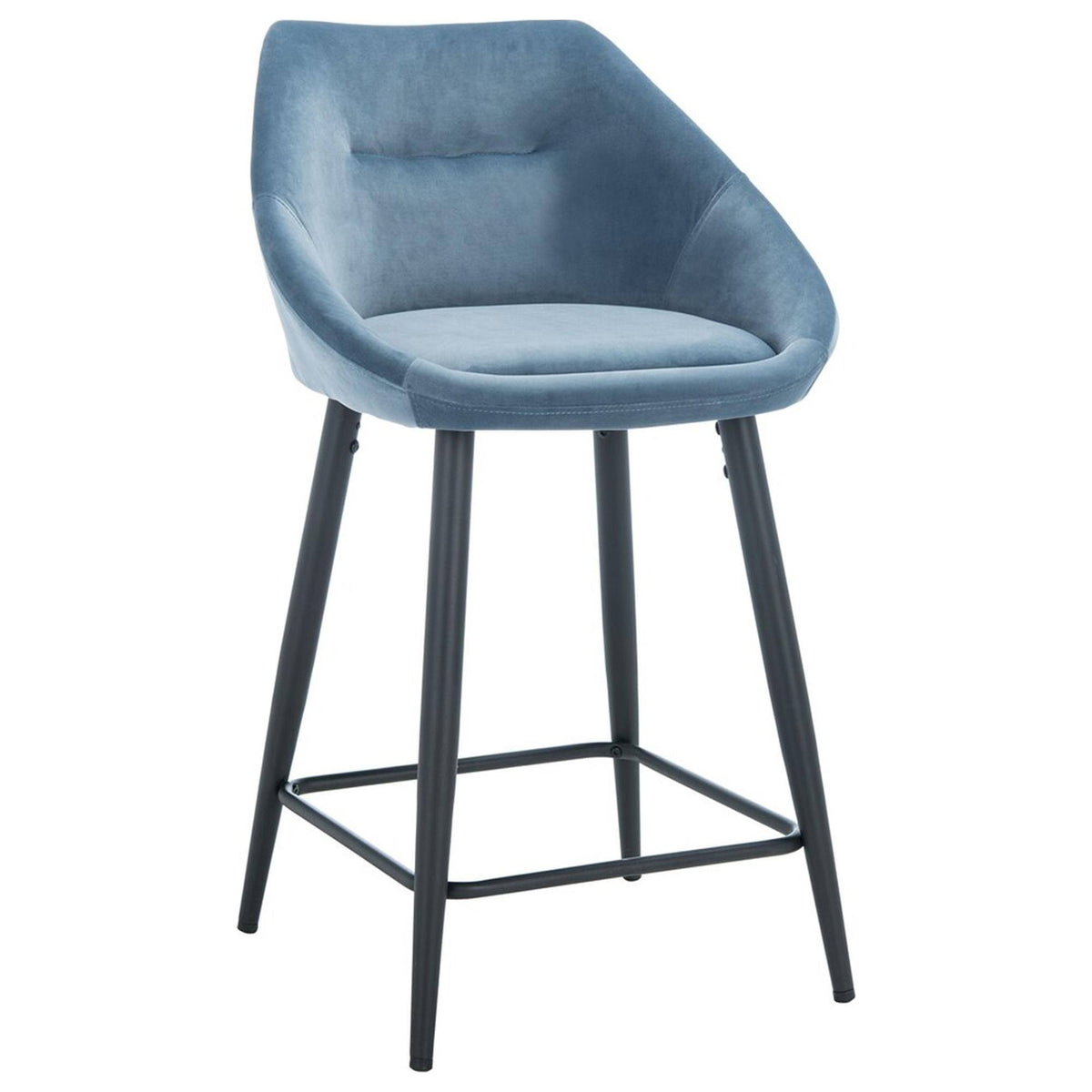 Ash Blue / Black Counter Stool N3792