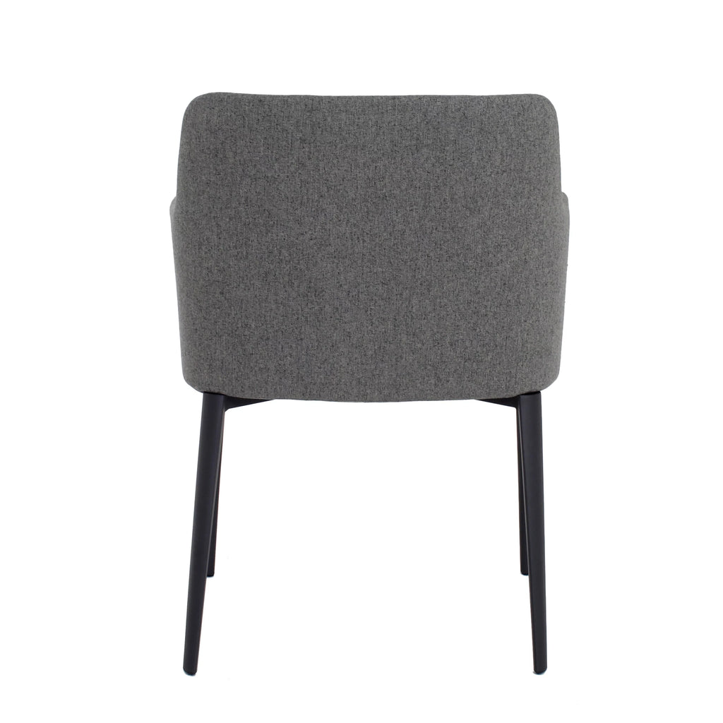 Light Grey Upholstered Arm Chair M22004