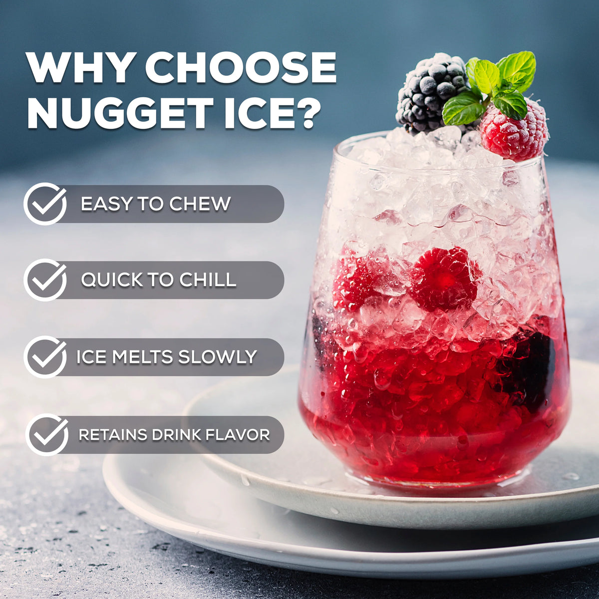 Automatic Dispensing Nugget Ice Maker F910