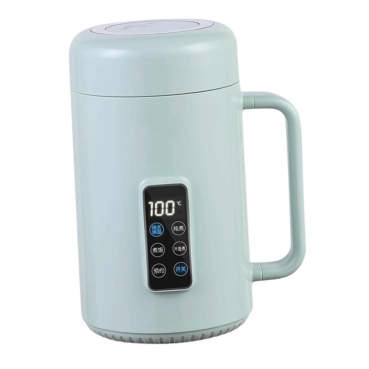 Green Electric Cooker Soup Steamer Slow Cooking Pot I62938