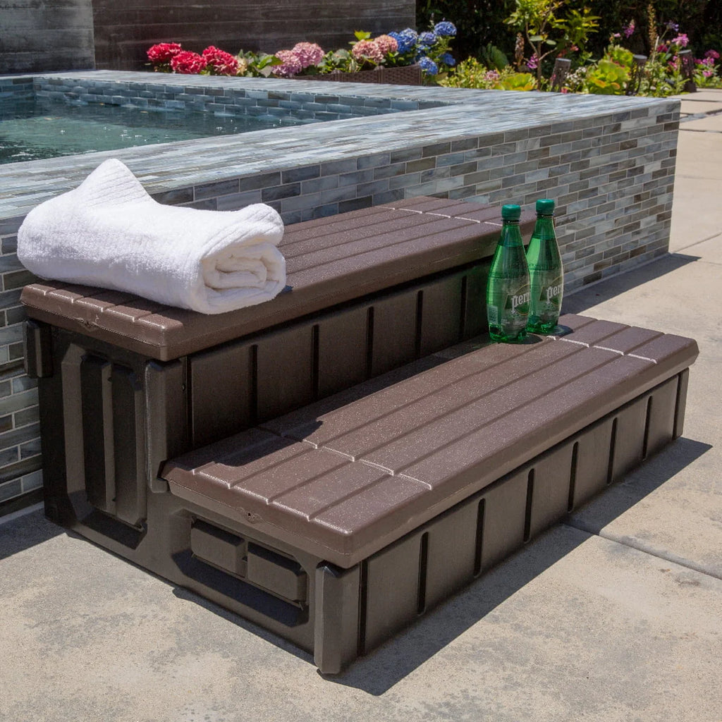 36 Spa Step Hot Tub and Spa 2-Step Storage Compartment U198