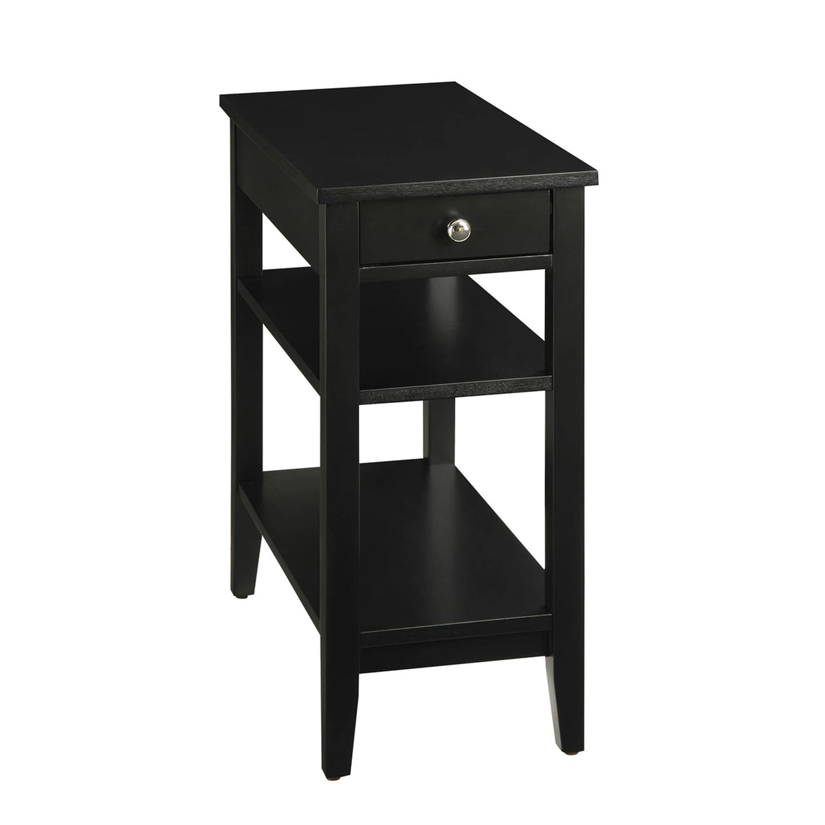 Three Tier End Table with Drawer A6994