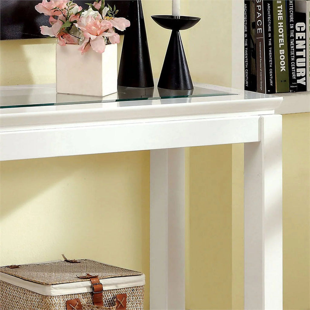 Wood 1-Shelf Console Table R59892
