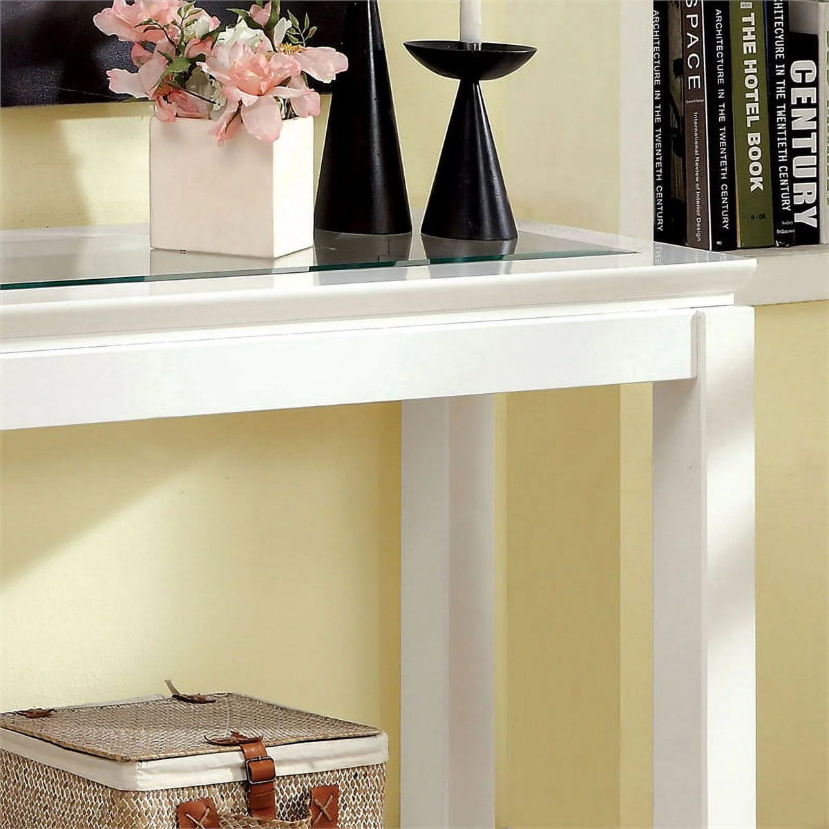 Wood 1-Shelf Console Table R59892
