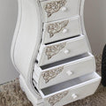 Carved Wood Five Drawer Bombay What Not T98435