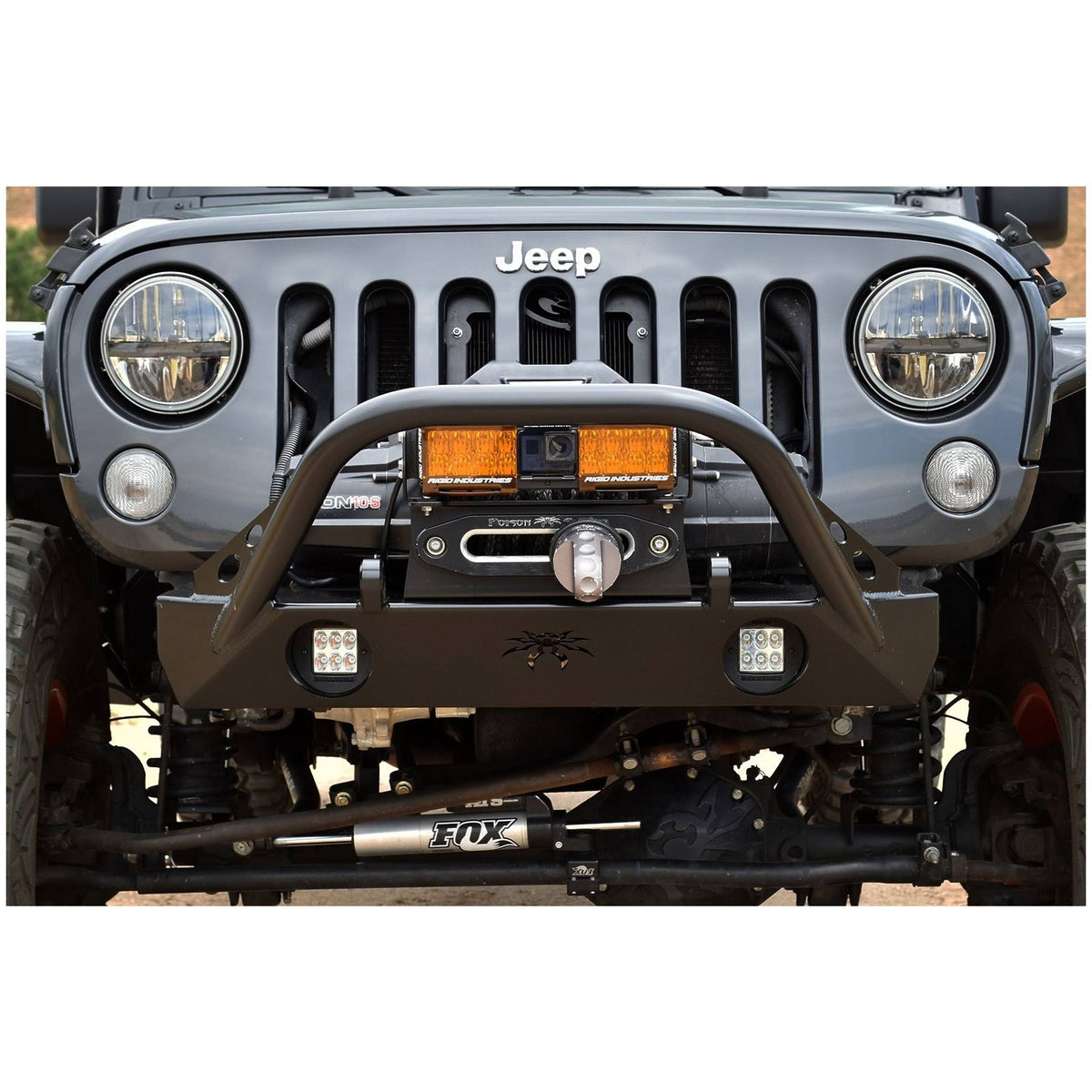 BFH II Front Bumper with Brawler Bar B7451