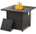 Propane Fire Pit Table with Lid D409542