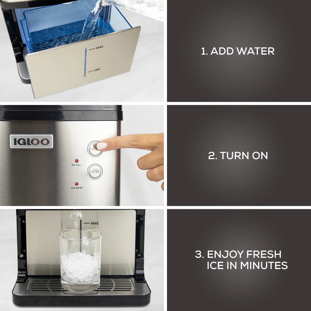 Automatic Dispensing Nugget Ice Maker F910