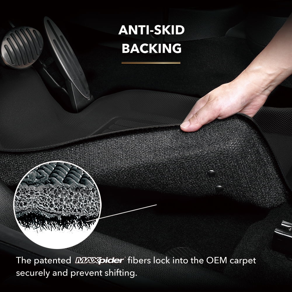 Black Floor Mat for Subaru Impreza Crosstrek 2018-2023 Front Row L64635