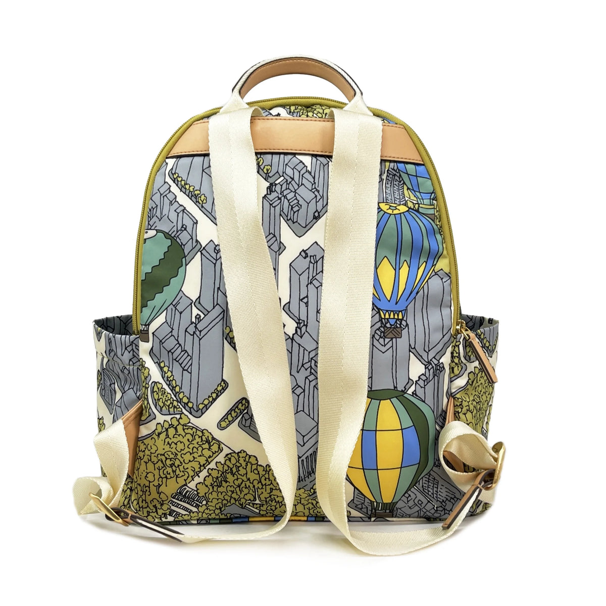 Printed Nylon Backpack A56138